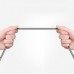 NoTech Lightning Zinc Alloy Metal Dayanıklı 2.4A USB Kablo Gri