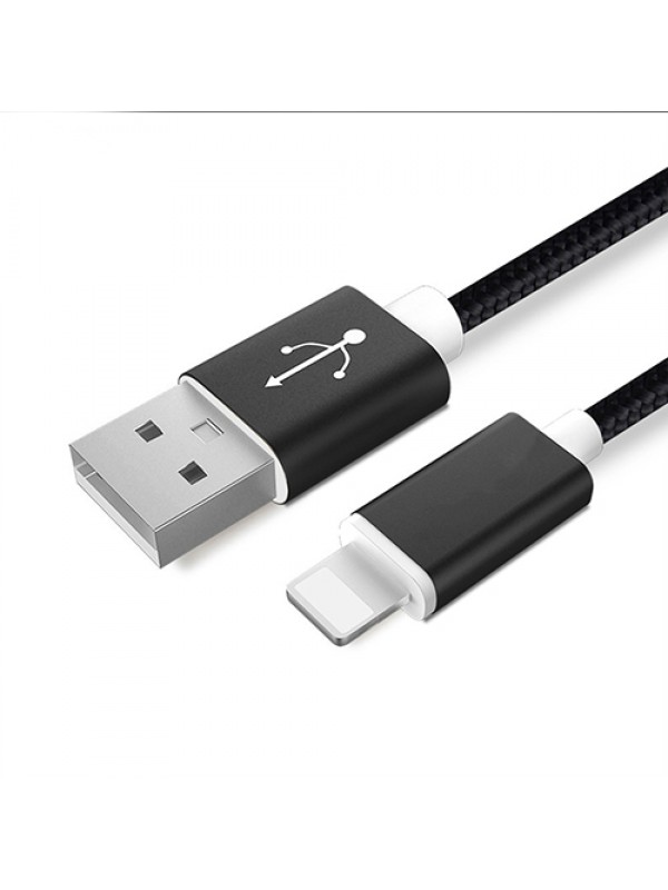 NoTech iPhone Lightning Kırılmaz USB Kablo 1.5mt Siyah…