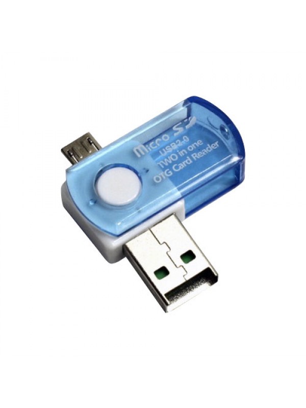 NoTech Micro USB Giriş - Dişi USB Çevirici OTG + Card Reader Renkli&hellip;