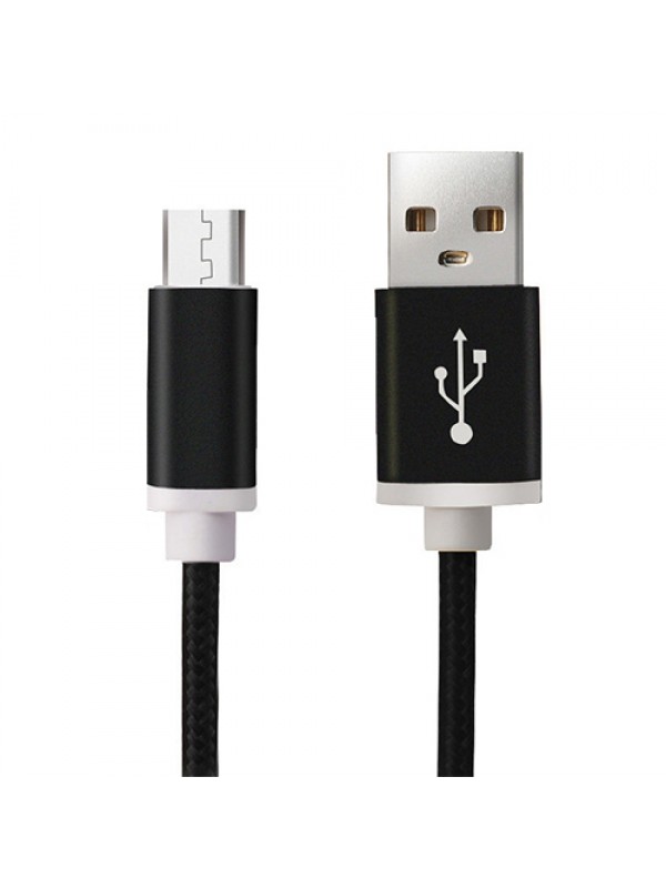 NoTech Micro USB Girişli Kırılmaz USB Kablo 20 cm Siyah…