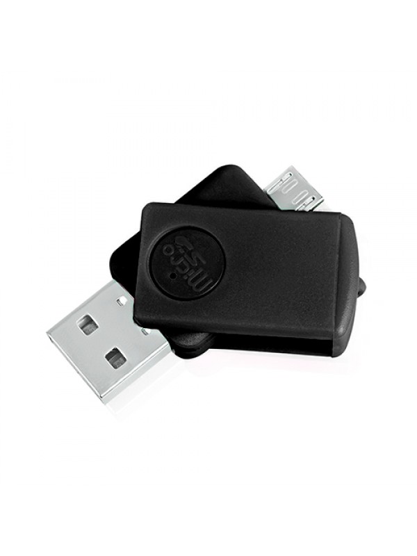 NoTech Micro + USB Kart Okuyucu OTG Smart Siyah&hellip;