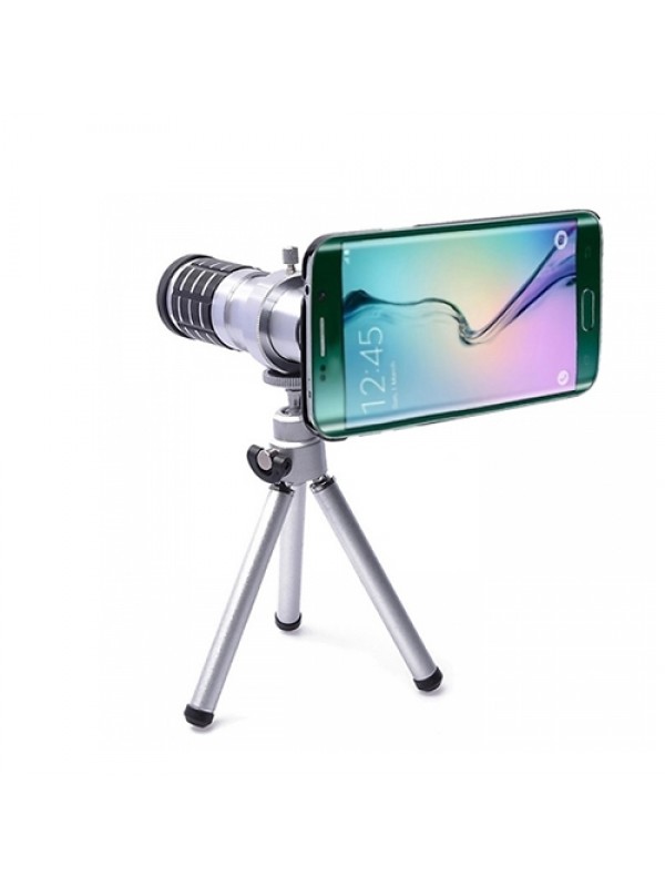 Samsung Galaxy S6 (G920) Kamera Zoom Lens + Tripod Kılıflı…