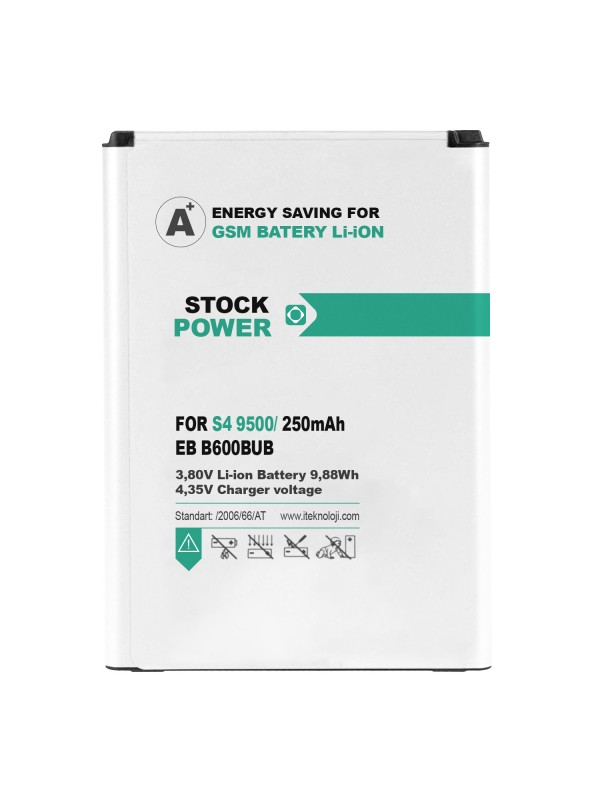 Stock Power Samsung Galaxy S4 I9500 Batarya 2500 mAh&hellip;